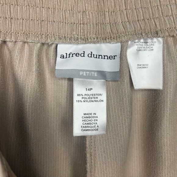 VTG Kim Rogers Off White Long Sleeve Top Size XL Alfred Dunner Trouser Size 14P - Picture 12 of 15
